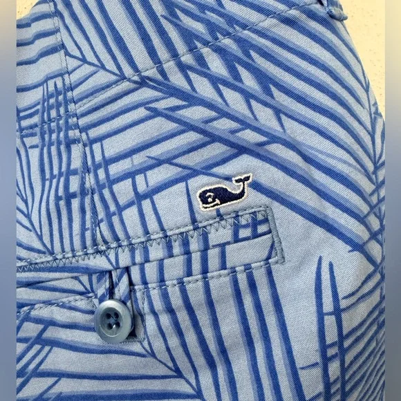 NWT Vineyard Vines blue palm shirts size 16 - Picture 6 of 9